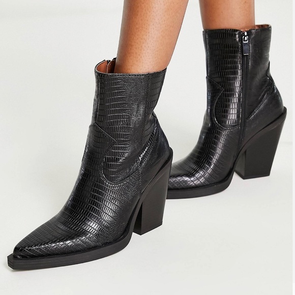 ASOS Bershka western ankle bootie - Picture 3 of 3